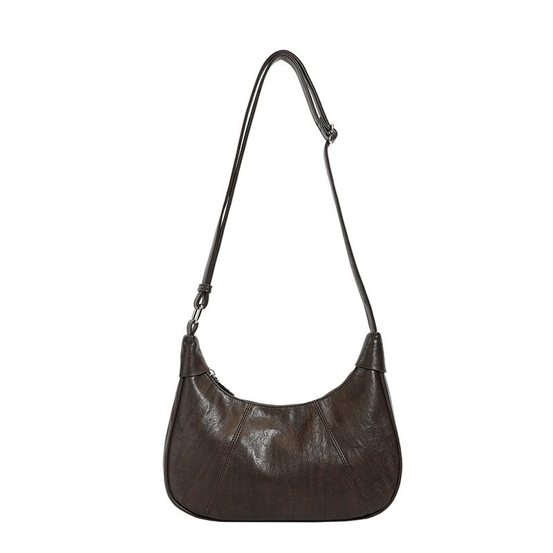 Underarm Dumpling-style Women's Bag with Single Shoulder Strap - A Unique and Stylish Single-shoulder Bag Design.