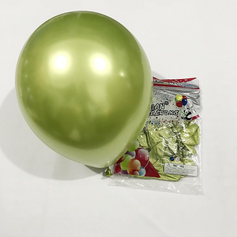 10 Zoll 1,8G Metallischer Latexballon Verdickter Bonbon Foto Hochzeitsfeier Dekoration Ballon