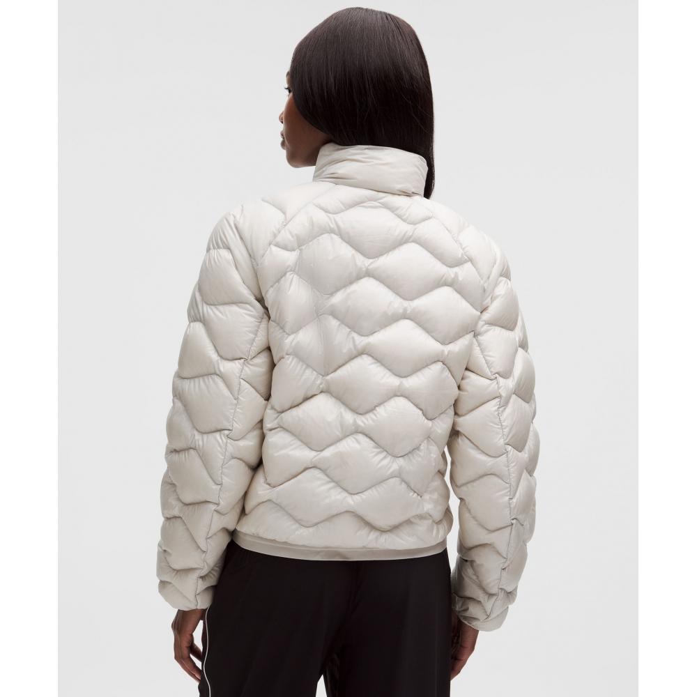 Lululemon Featherweight 900 Down Fill Quilted Jacket Dove Grey