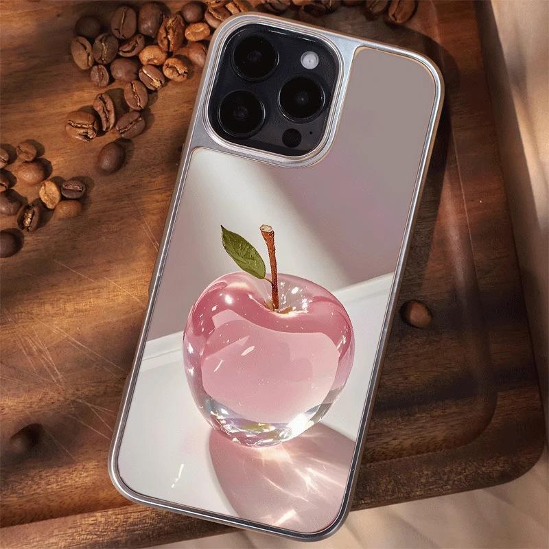 Creative Crystal Apple Applicable iPhone16/17Pro Mobile Phone Case 14 Premium Sense 15 Frosted PC12 Men and Women 13