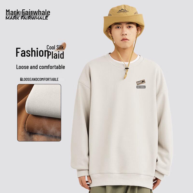 

Mark Fairwhale Men s Heavyweight Versatile Crew Neck Sweatshirt M