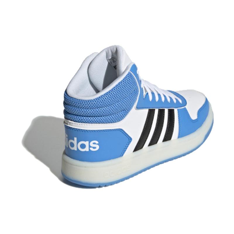 adidas Hoops 2.0 Mid 'Blue White Black' Women's Sneakers FV2738