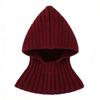 Geschenk Unifarbene Gestrickte Haustierhut Warmer Stoff Gestricktes Design Hundehut Weiches Material Modischer Stil Haustier Schal Kaltes Wetter