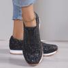 Women Casual Shoes Women Fashion Spring Autumn Sequin Canvas Sneakers Women Shallow Platform Vulcanize Shoes Zapatillas Mujer