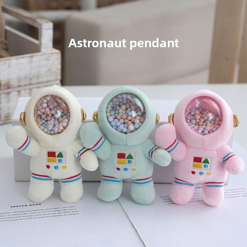 Adorable Plush Spaceman Toy Keyring  With Pp Cotton Filling For  Decoration Bag