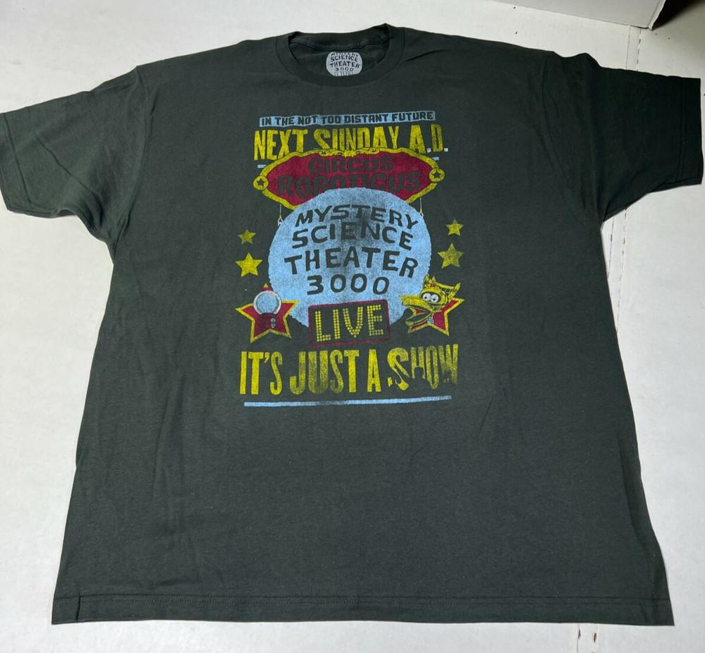 Mystery Science Theater 3000 LiveMusical unisex SUNDAY TEE TSHIRT BROADWAY Unisex T-Shirt L