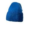 Circle yarn rabbit hair knitted wool hat female autumn and winter show a small face, keep warm and cold, ear protection, pullover hat, fluffy hat