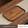 Chinesische Stil Walnuss Bambus Quadratische Servierplatte