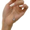 High-end heart necklace for women, INS trendy niche design, light luxury minimalist student bestie collarbone chain sweatshirt chain for women