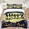 3pcs bedding set Halloween Pumpkins Includes 1 Comforter + 2 Pillowcases, Without Pillow Inserts, Soft Comfortable,a0909048