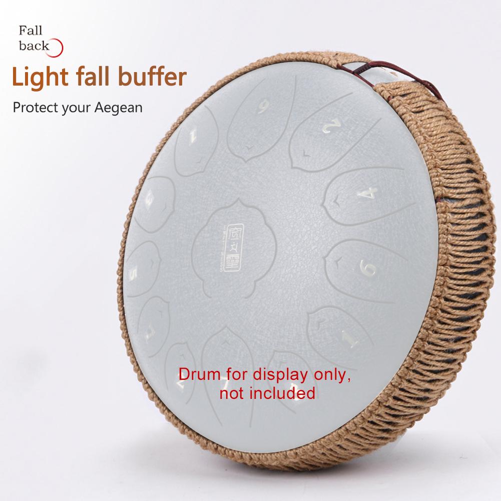 Ethereal Drum Wrapped Decoration Rope Steel Tongue Drum Handmade Woven Hemp Rope