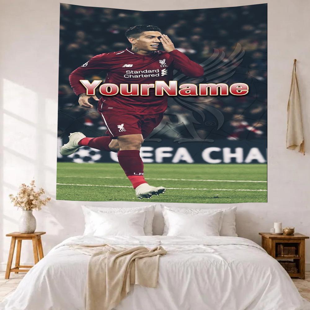 Liverpool Custom Your Name Wall Decor Tapestry Art For Pet Memorial Birthdaywedding Party Backdrop Family Gift