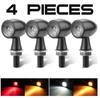 4 Pcs Motorcycle Dirt Bike Scooter LED Turn Signal Brake Light DRL Flashing Lamp