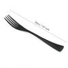 1-Pieces Matte Black Dinnerware Set Stainless Steel Flatware Cutlery Set Kitchen Accessories Tableware Set Dinner Scoop Fork set