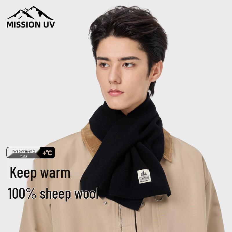 

MISSION Men s UV Pure Wool Scarf