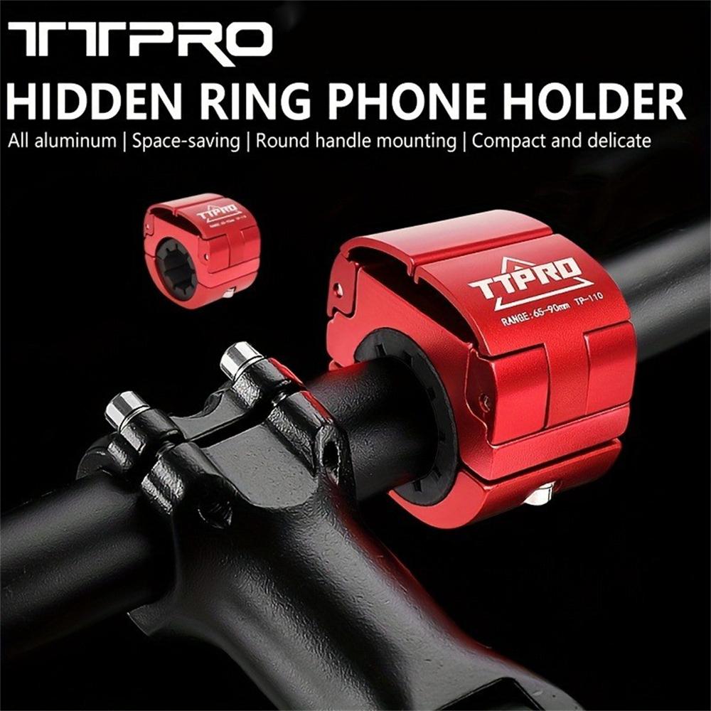 Aluminum Motorcycle & Bike Mount, Universal GPS Cell Phone Holder Handlebar