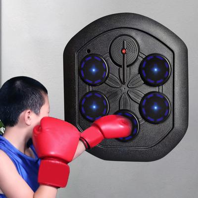 Music Boxing Training Machine Music Smart Punching Pad LED Lighted for Home Exercise Strength Training Gym Striking Skills
