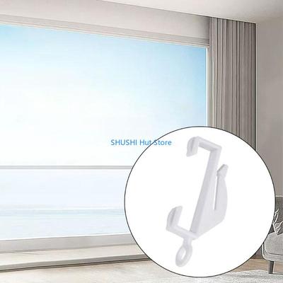 Set of 100 Smooth Operating Curtain Side Rails Pulleys for Easy Installation Curtain Track Rollers Gliders Hooks Set D57B
