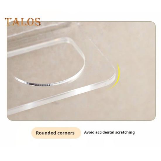 An der Wand montierter Acryl-Kammständer-Organizer. Einfache Installation. Platzsparendes Design. Haar-Tool-Organizer. An der Wand montierter Haarkammhalter.