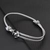 Bracelet Ancre Mode Homme Corde 2mm Tressé à la Main Nautique Réglable Bracelet pour Couples Étudiant Bijoux Cadeau Pulseira
