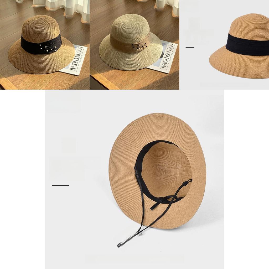 Summer Straw Sun Hat With Wide Brim For Women Sun Protection And Fashion Outdoor Accessory