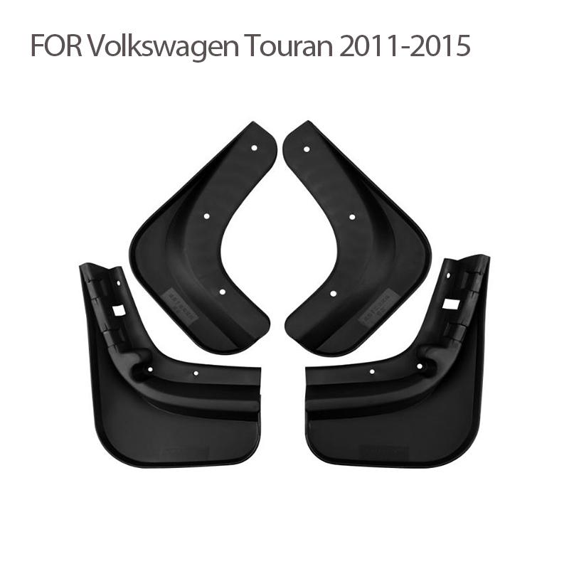 For VW Touran Mudguard Fender Mud Flaps Guards Splash Volkswagen Touran Mudflaps Car Accessories 4pcs 2011 2012 2013 2014 2015
