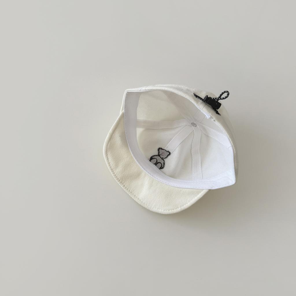 1 Piece Toddler Boy Baseball Cap Korean Fashion Simplicity Style Peak Cap for Little Boy Spring Summer Travel Sunshade Hat