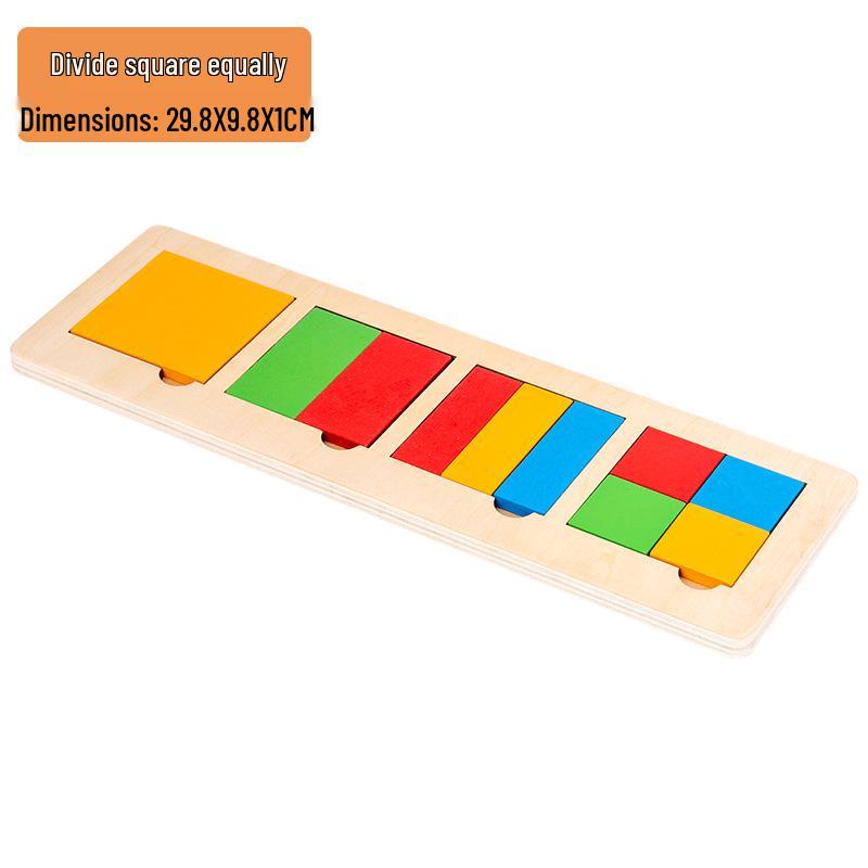 

Montessori Geometric Insets: Toddler Wooden Educational Grasping Board