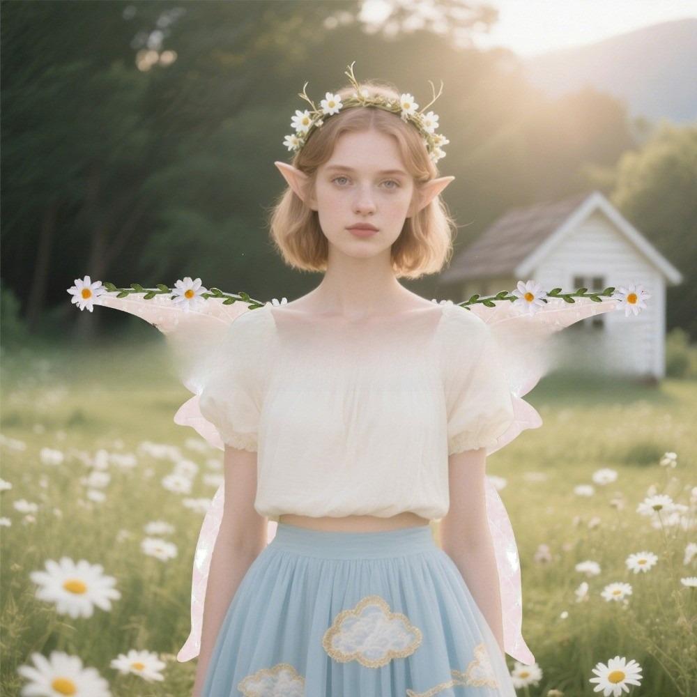 Flower Cosplay Wing Large Cosplay Costumes Simple Butterfly Wing  Party