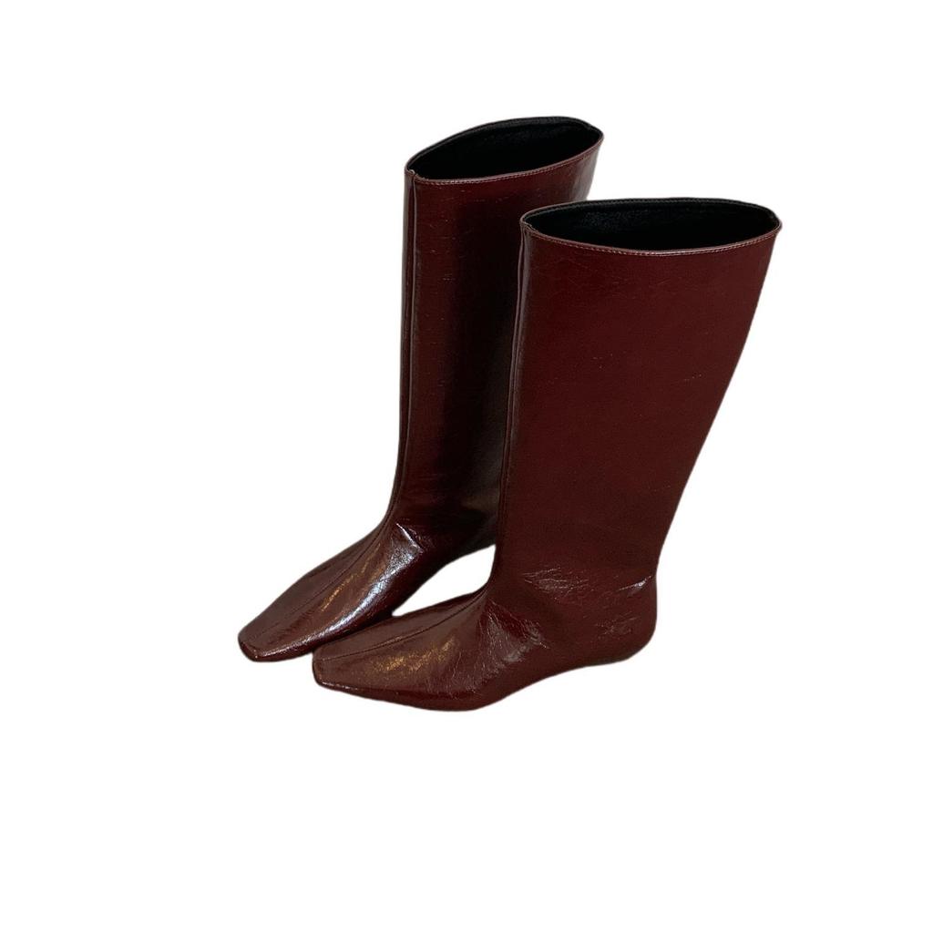 Fashion Versatile Boots for Women 2025 New Autumn Thin Square Head Heel Boots Temperament Commuter Knight Boots for Women