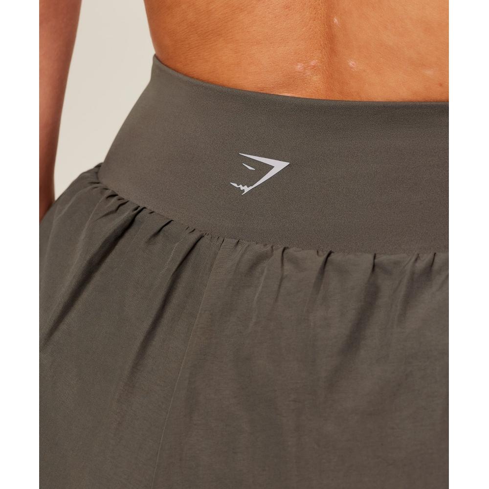 Gymshark RunnIng 2 In 1 Shorts Camo Brown B3c4d Nby9