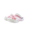 Crocs Classic Clog EVA Pink Checkered Sweetheart Classic Beach Versatile Hole Shoes Unisex White