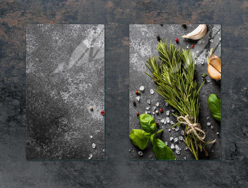 PIANO PROTETTIVO IN VETRO PER CUCINA 65x52 SPEZIE