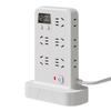 Multi-functional Vertical USB Power Strip with Night Light