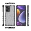 Shockproof Transparent Case For Xiaomi Poco F5 Anti-knock Honeycomb Armor Clear Back Case For Poco F5 Case Cover For Poco F5 Pro