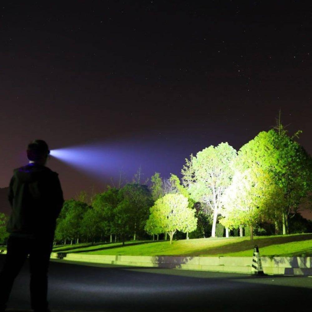 LED Strong Light Five Headed Outdoor Waterproof Fishing Light USB Rechargeable Ultra Bright Head Mounted Flashlight