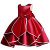 Dress for Piano Recitals and Girls Formal Flower KR30 [FORPEND] Children's Weddings, Ribbon, 110, 120, 130, 140, 150cm, Dress, Kids, Satin, Girl,
