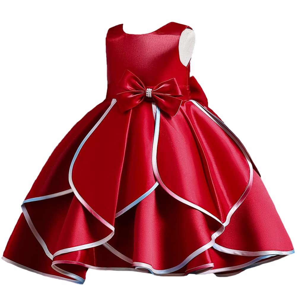 

Платье для фортепианных концертов и официальных мероприятий для девочек с цветами KR30 [FORPEND] Детские свадьбы, Лента, 110, 120, 130, 140, 150 см, Платье, Детское, Сатин, Девочка,