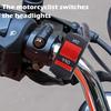 Motorrad-Lenker-Not-Aus-Schalter, Ein-/Ausschalter für Motorrad- und E-Bike-Scheinwerfer/Blinker, universeller Bedienknopf, 12 V, DIY
