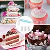 Cake Decoration Tool Kit with Piping Bags and Stainless Steel Tips for Baking Icing Buttercream Flowers and Dessert Decorating