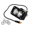 3 Inch LED Pod Spotlight 6000K Cool White Driving Light for Ridstar Q20 Motorcycle Pickup Offroad  Truck