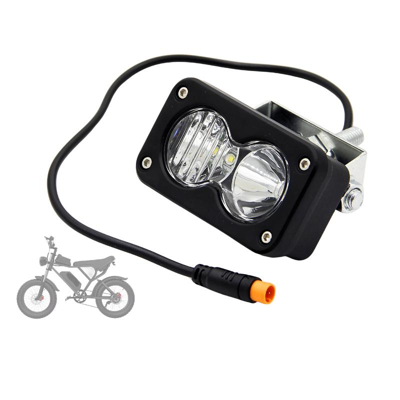 3 Inch LED Pod Spotlight 6000K Cool White Driving Light for Ridstar Q20 Motorcycle Pickup Offroad  Truck