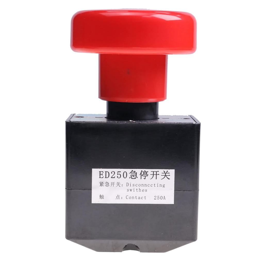 Holdwell E-Stop Switch ED250B-1 ZJK-250 250A Emergency Stop Swicth Compatible with Albright Electric Stacker Forklift Pallet Car