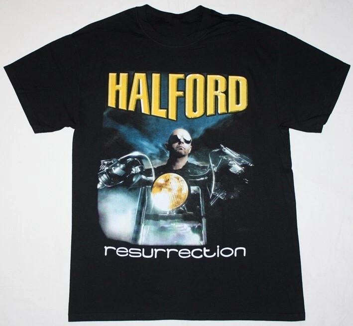 

HALFORD Band RESURRECTION Heavy Cotton Black All Size Unisex T-Shirt S