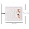 Photo Frame Hand Foot Print Molds Wooden Clay Imprint Kit High Quality Wooden Photo Frame  Kids