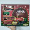 New Simulation Retro Small Train Set Track Parking Lot Steam Model High-speed Rail Children's Rail Toys Boys' Ideal Toys Christm