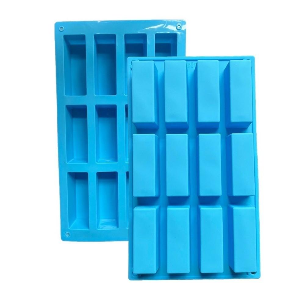 DIY Silicone Candy Molds Rectangle Butter Mold Reusable Silicone Ice Cube Tray  Birthday Gifts