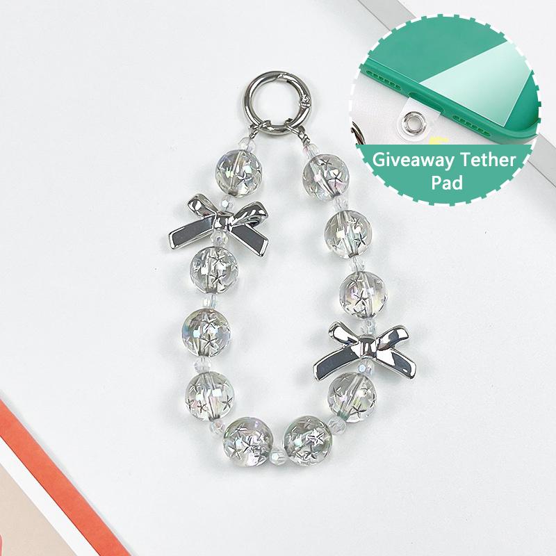 

Универсальный шнурок для мобильного телефона против потери, цветное покрытие, цепочка для телефона из бусин, ремешок на запястье для чехла телефона iPhone, Xiaomi, Samsung, Huawei