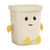 Creative Trash Can Cute Garbage Bin Dustbin Household Compost Bucket for Bathroom