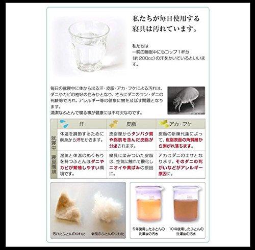 Made In Japan by Toyobo Alphaine, Washable Dust Mite-Resistant Pillow (0% Dust Mite), 43cm X 63cm